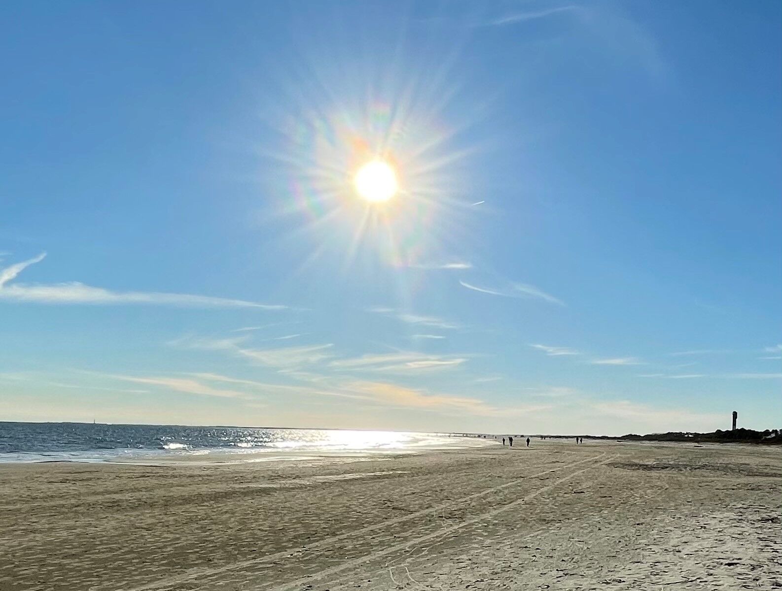 A brilliant day for a beach walk